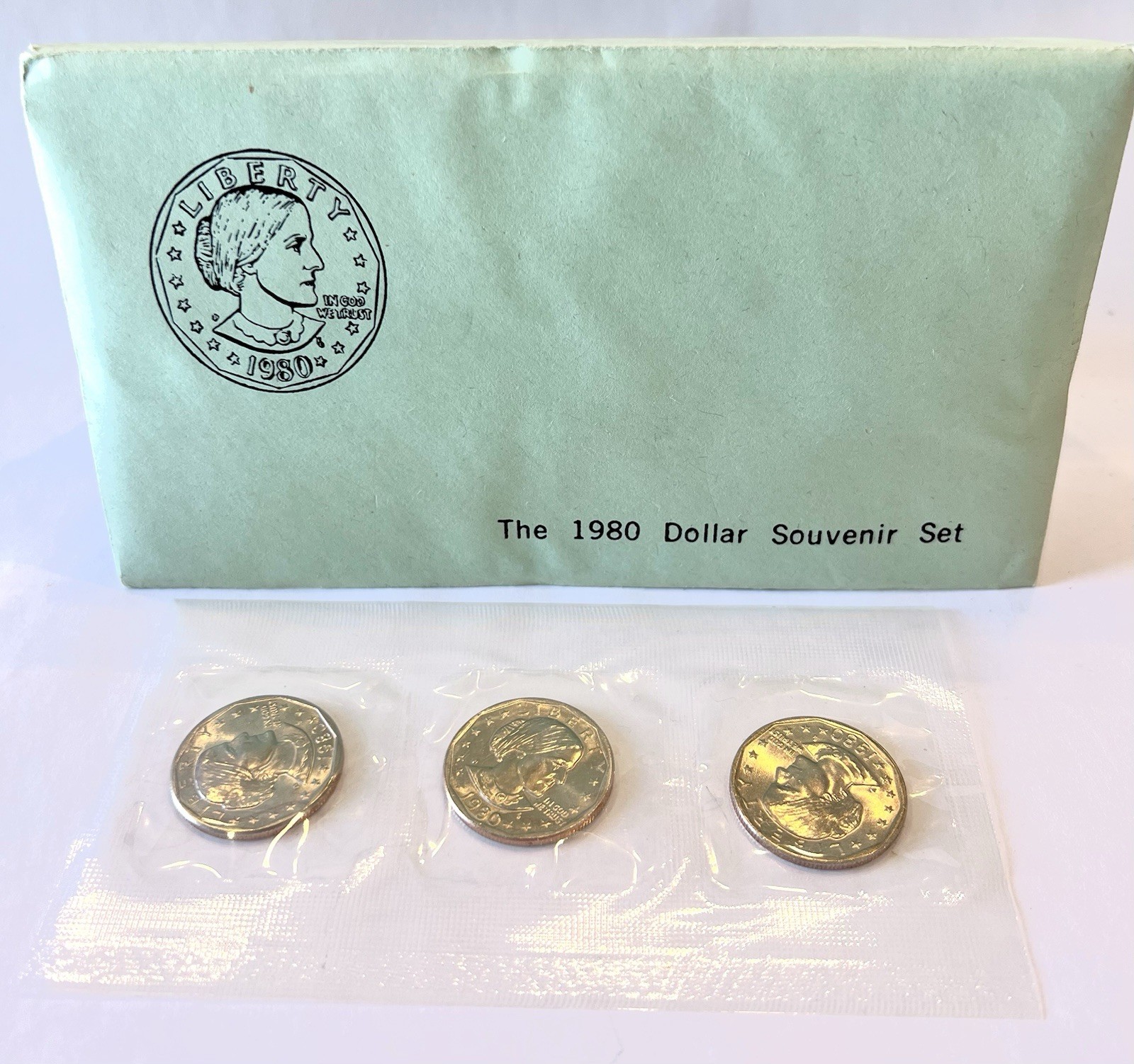 1980 U.S. Uncirculated Set: Susan B. Anthony Dollar Souvenir Set