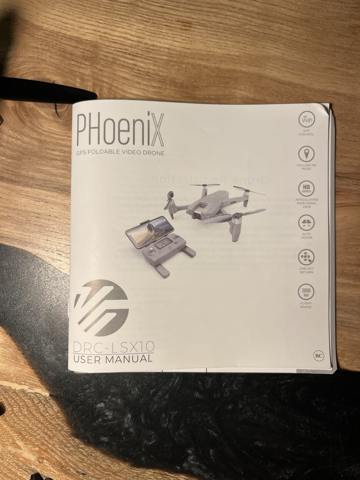 Phoenix GPS Foldable Video Drone 32 Min Flight Time HD Video (See Description)
