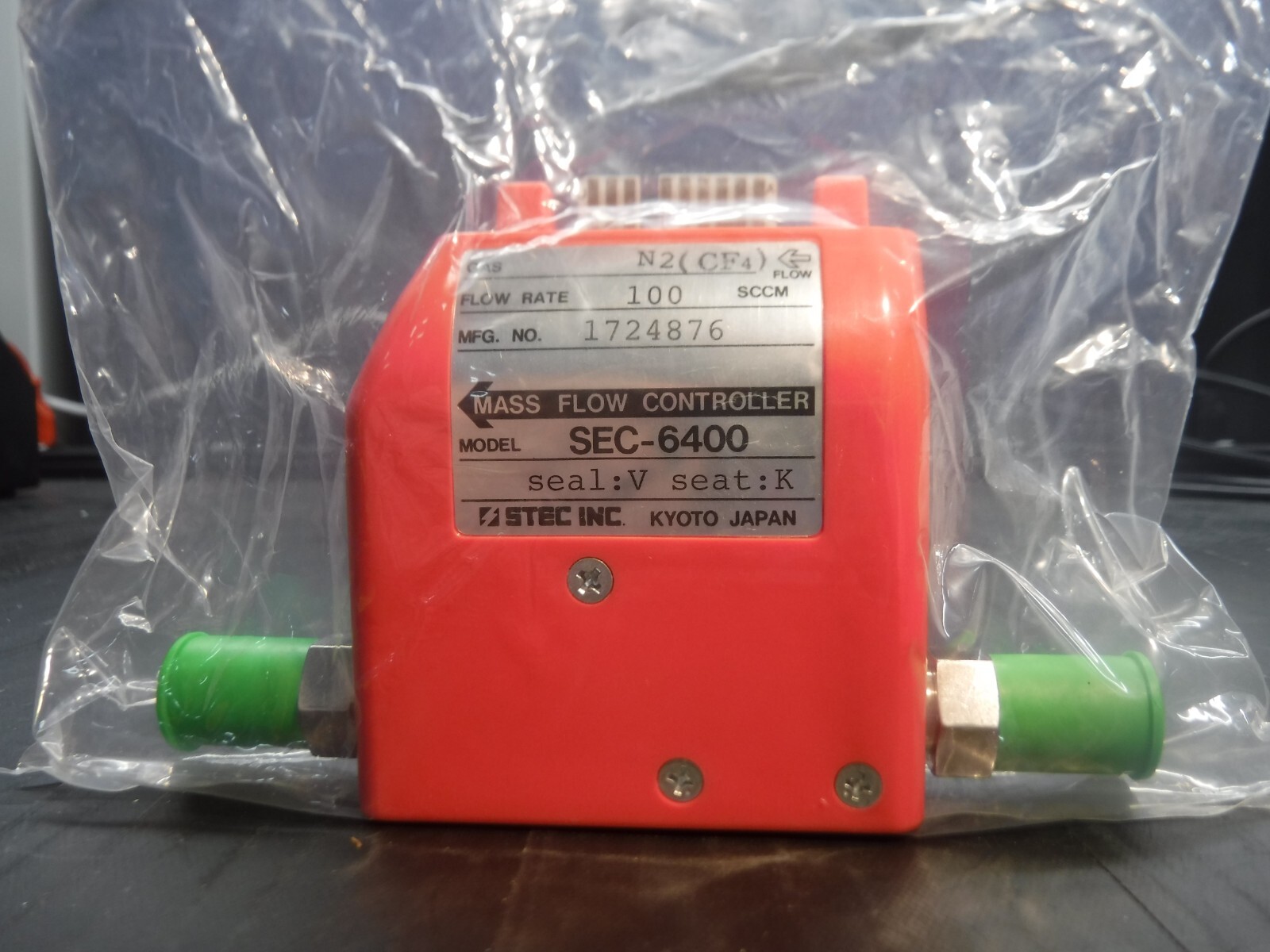 Horiba Stec Inc. Model: SEC-6400 Gas: N2 (CF4) Mass Flow Controller