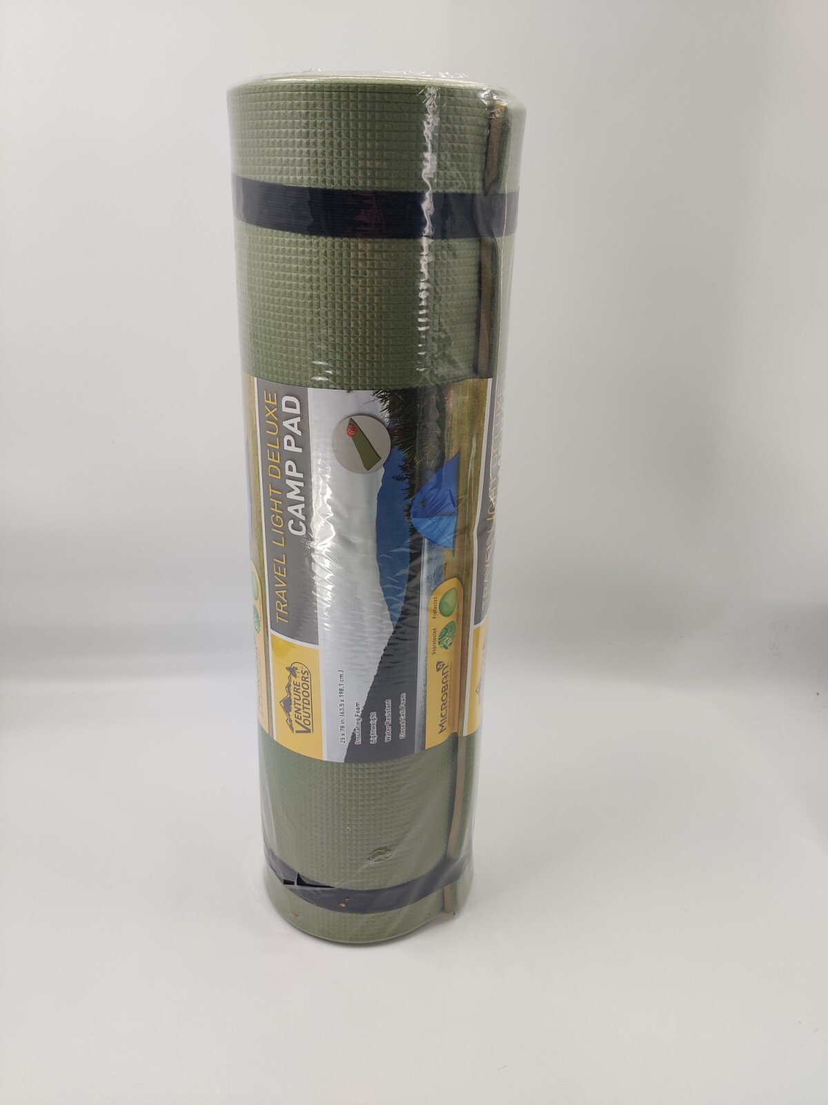 Venture Outdoors 20” X 72"  Travel Light Camp Pad W/ Microban Protection 7oz