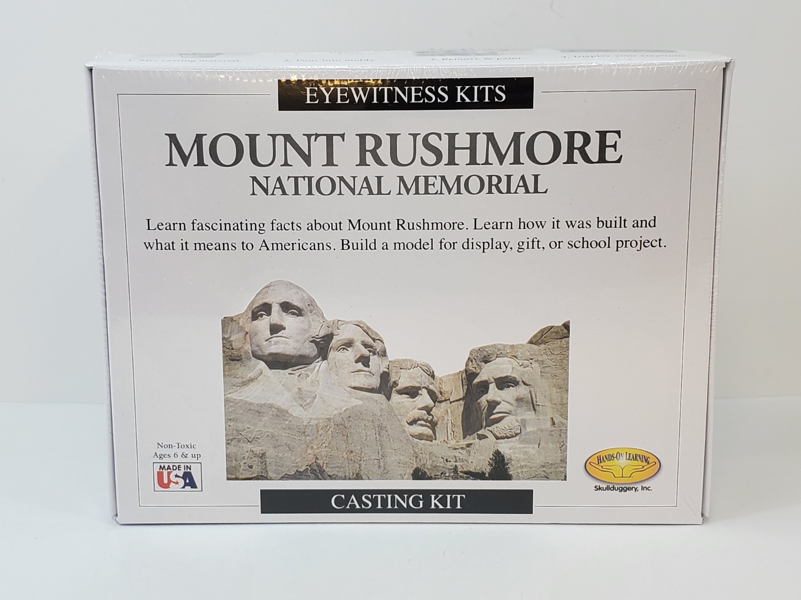 Eyewitness Mount Rushmore Casting Kit DIY American History Pour & Paint Sealed