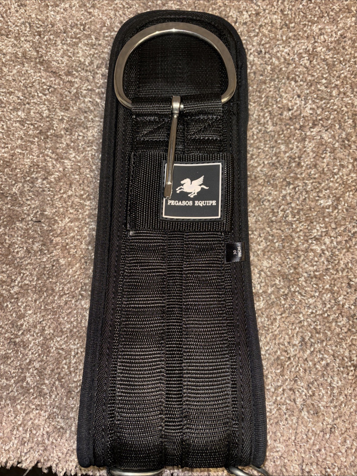 PROFESSIONAL'S CHOICE Ventech Black Neoprene Western Horse Cinch Girth ~30"