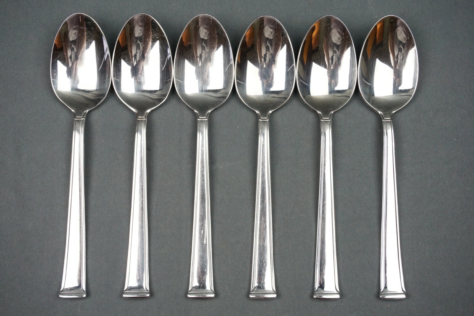 7 x Sabatier SBI1/SBI10 Stainless Place/Oval Soup Spoons 7 5/8”