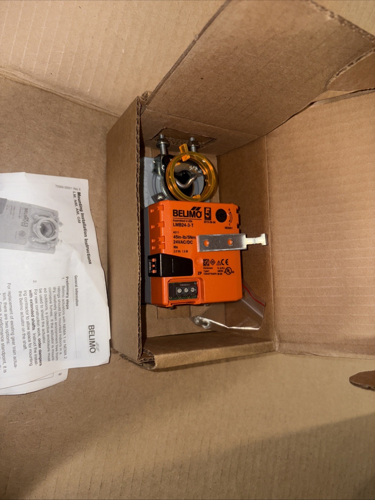 Belimo LMB24-3-T Control Damper Actuator