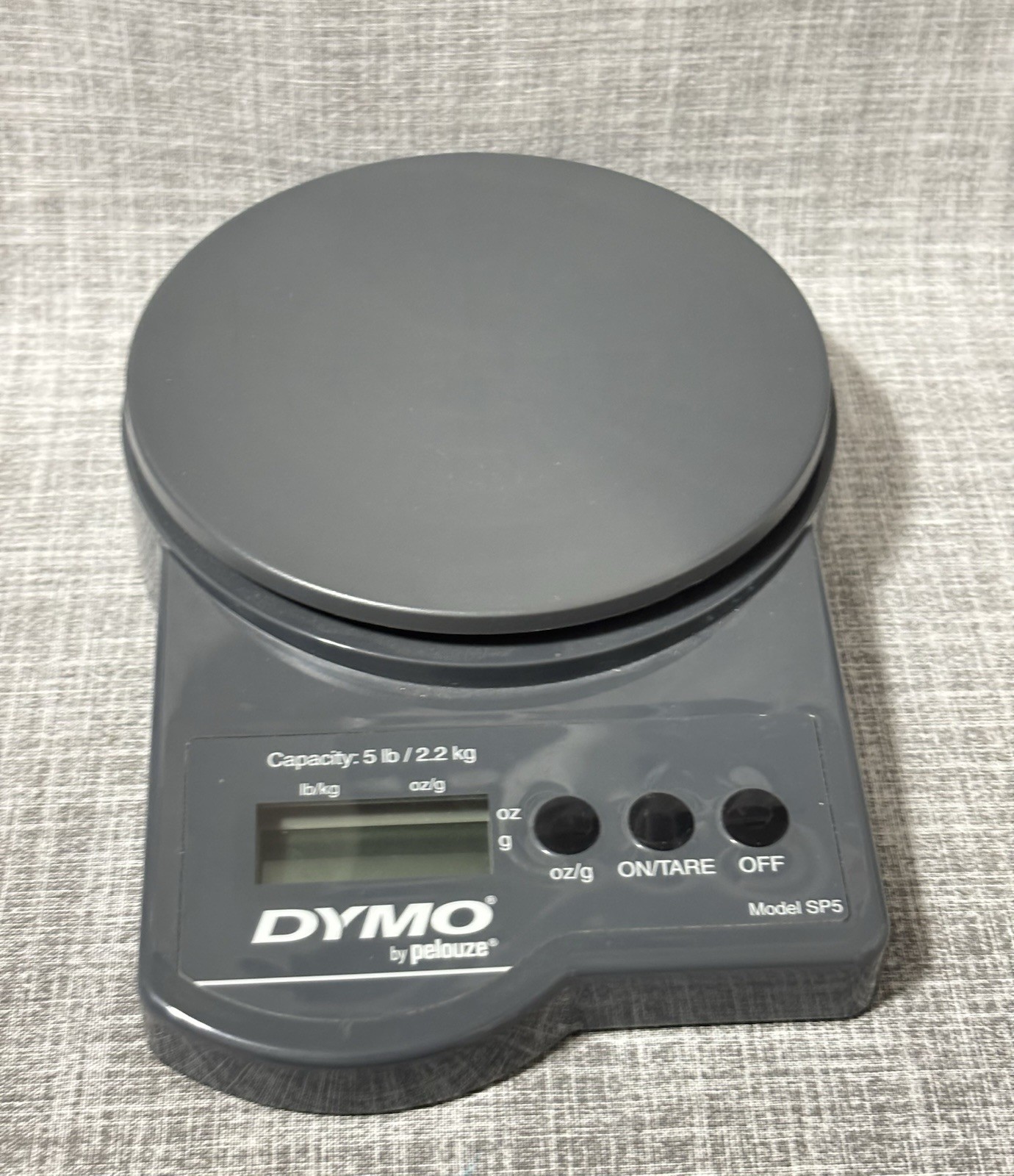 DYMO By Pelouze Digital Scale Model SP5 5lb / 2.2kg 9V Battery Mailing Shipping