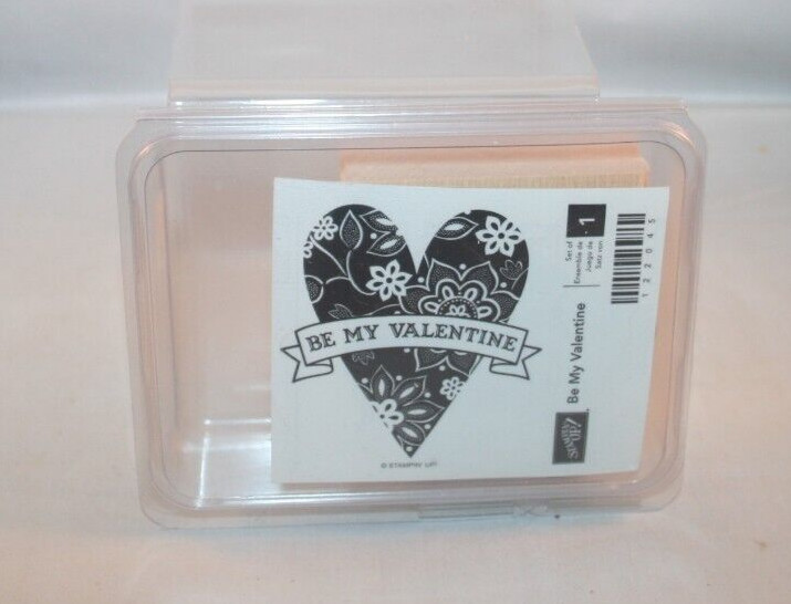 Stampin' Up! Be My Valentine Wood Unmounted Stamp 122045 - New