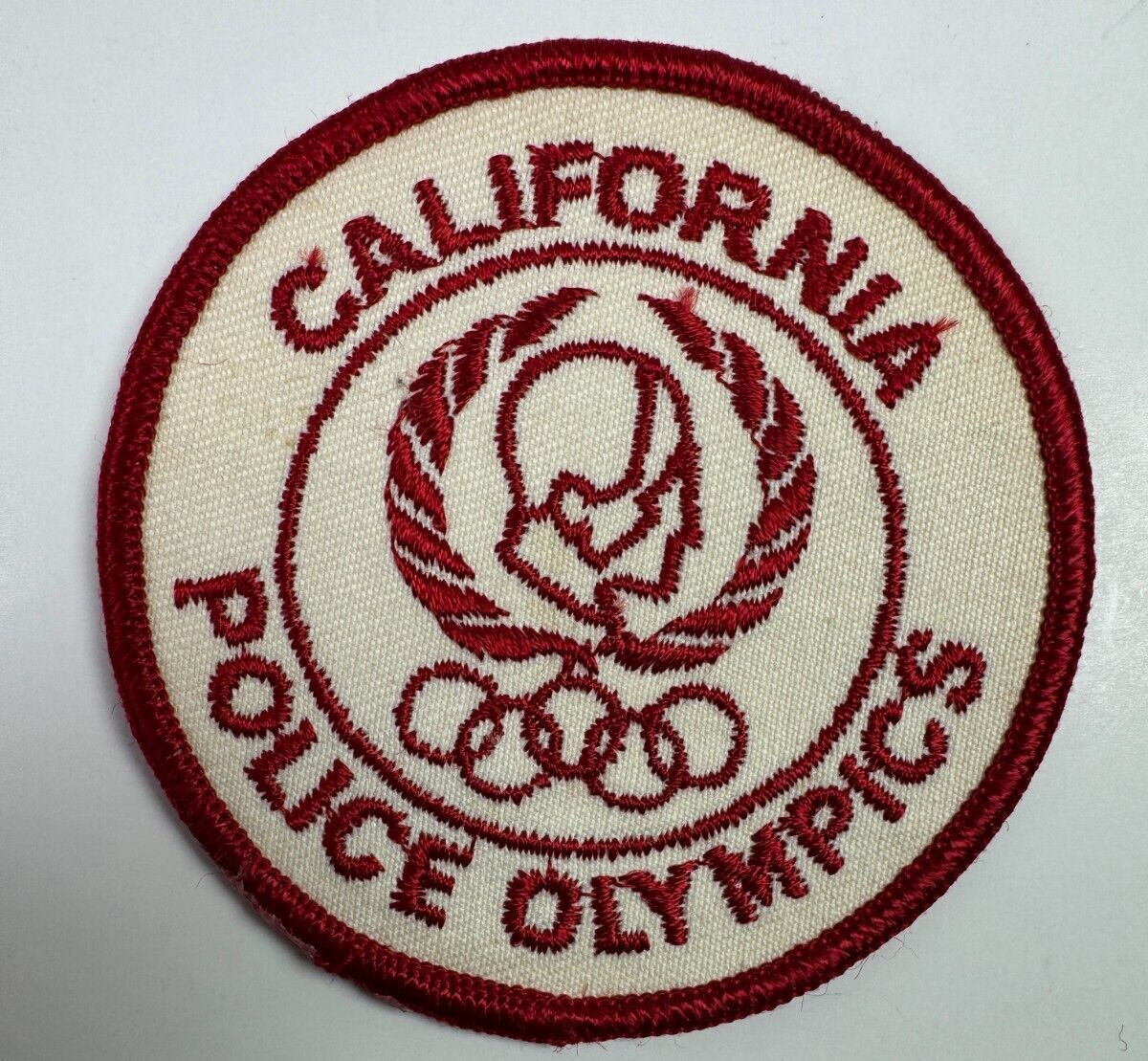 Police Olympics California CA 3" Patch L3
