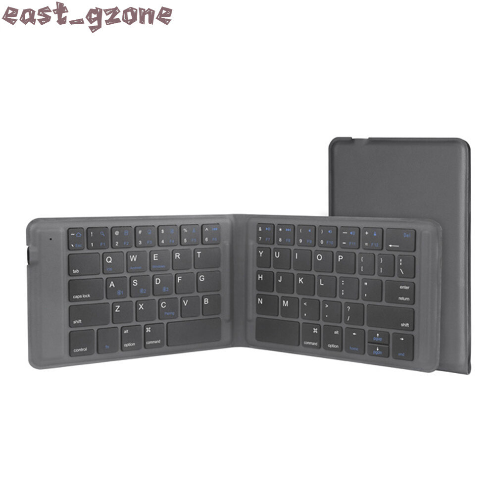 Bluetooth Wireless mute Foldable Portable Keyboard for Windows IOS Tablet iPad