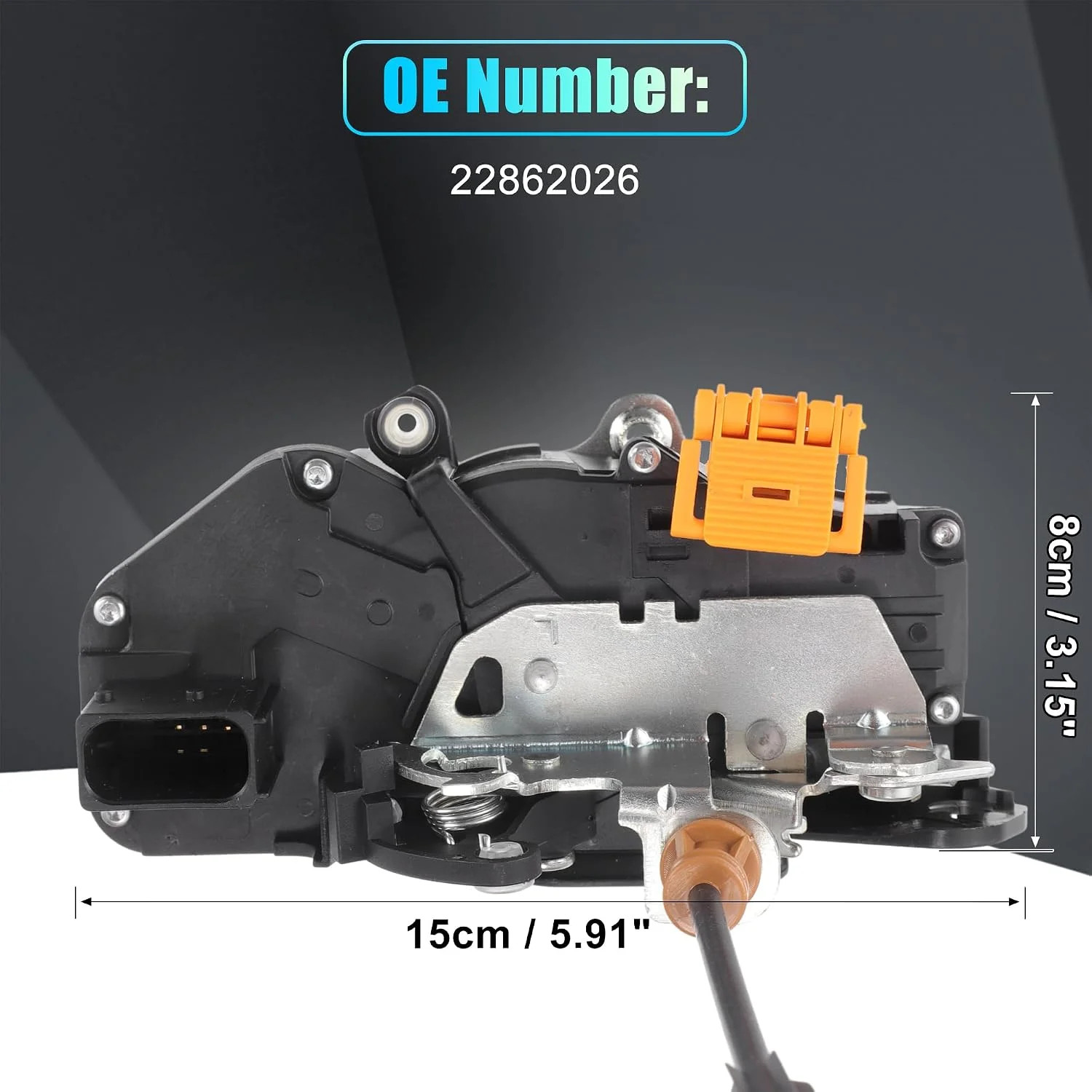 X AUTOHAUX Replacement Front Left Driver Side Power Door Lock Actuator Motor wit