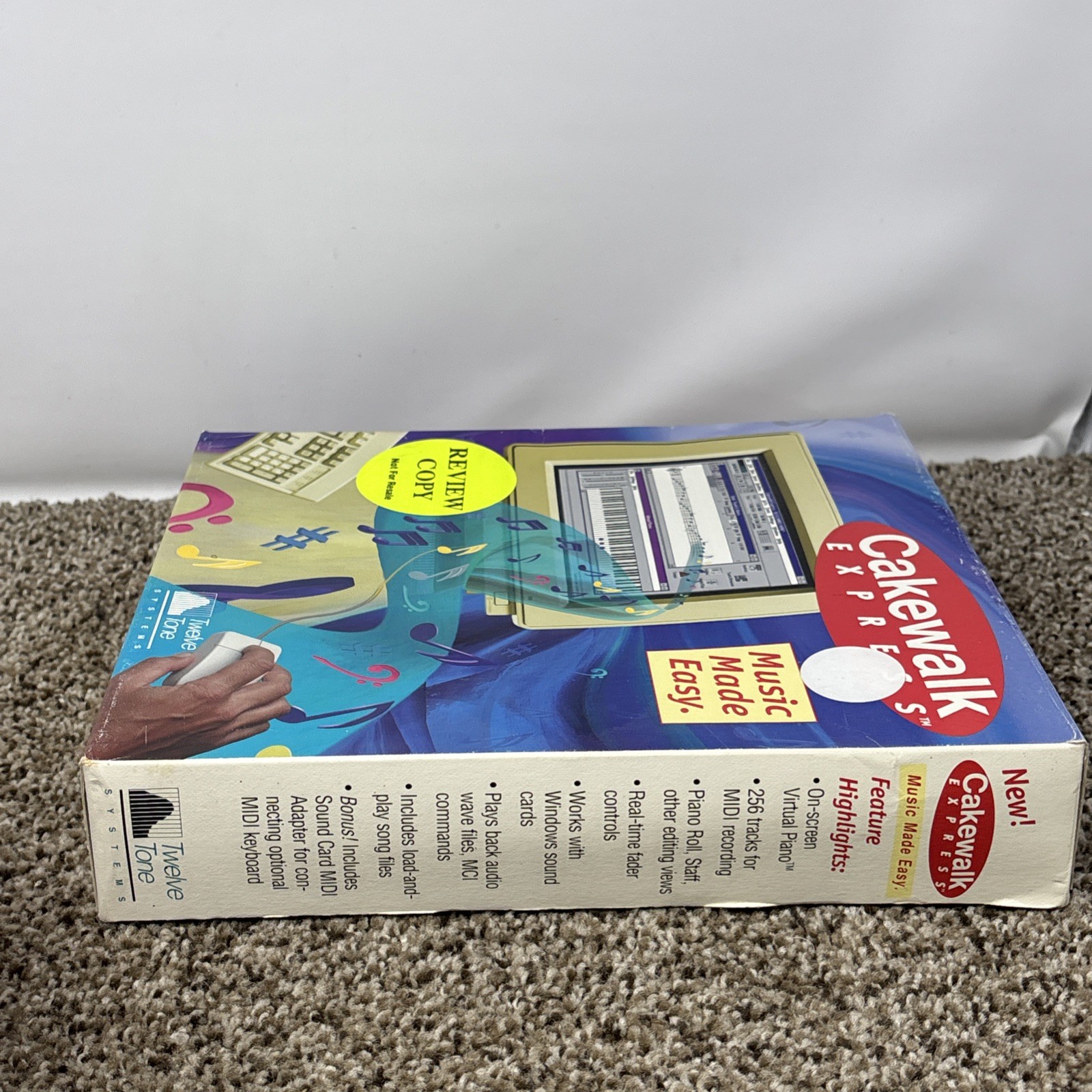 Cakewalk Express 3.01 Software IBM PC DEMONSTRATION LOANER COPY READ