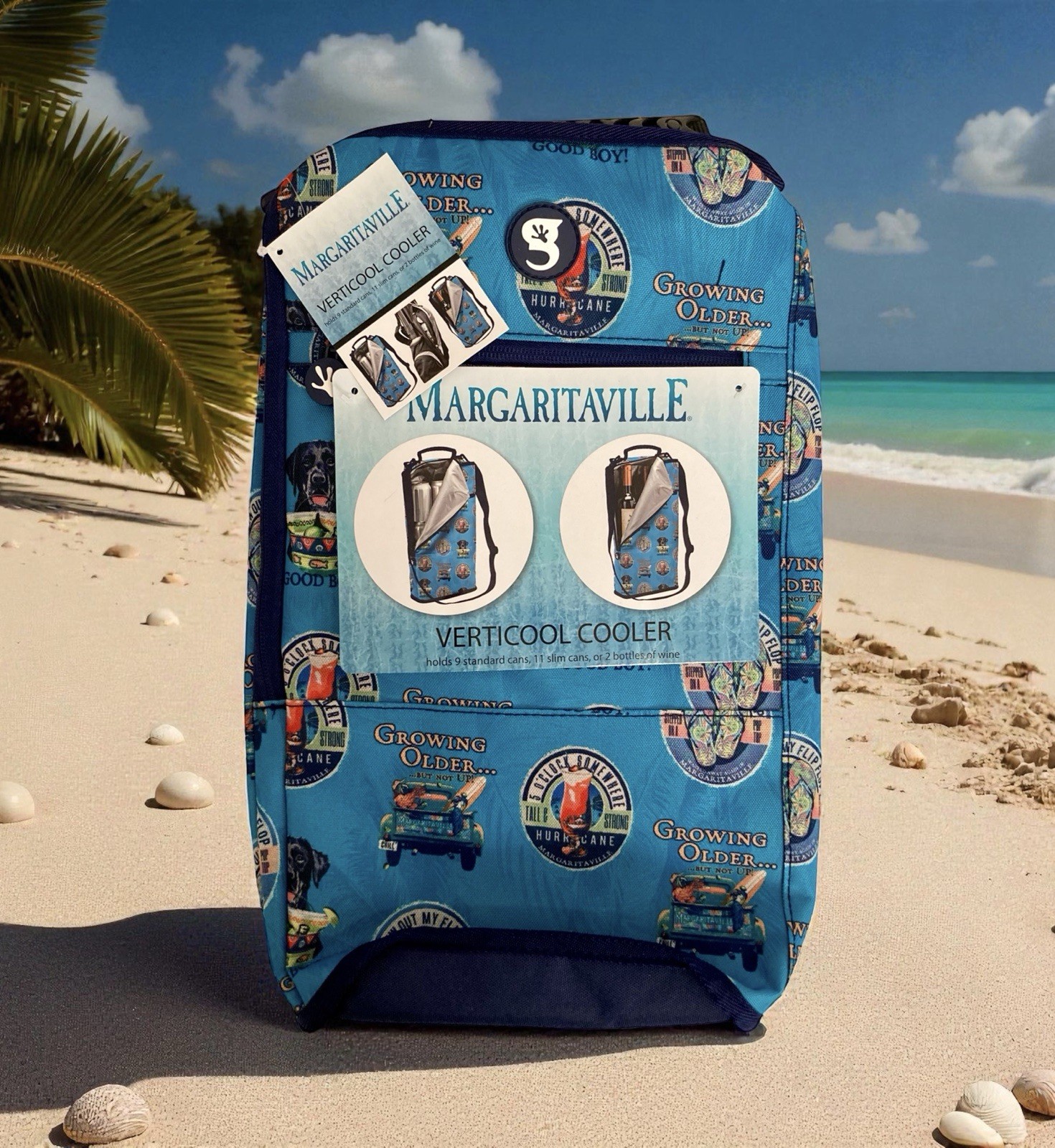 New Margaritaville Verticool Cooler Geckobrands Leakproof