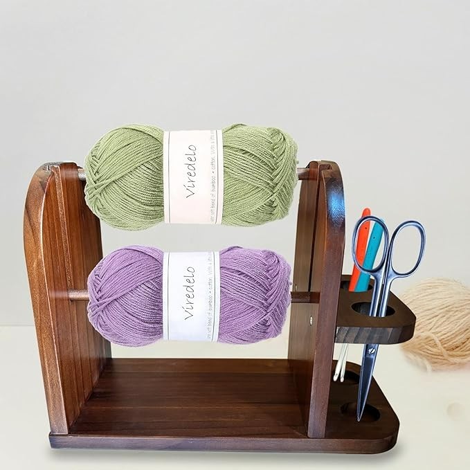 Viredelo Yarn Holder Dispenser Walnut VY-5