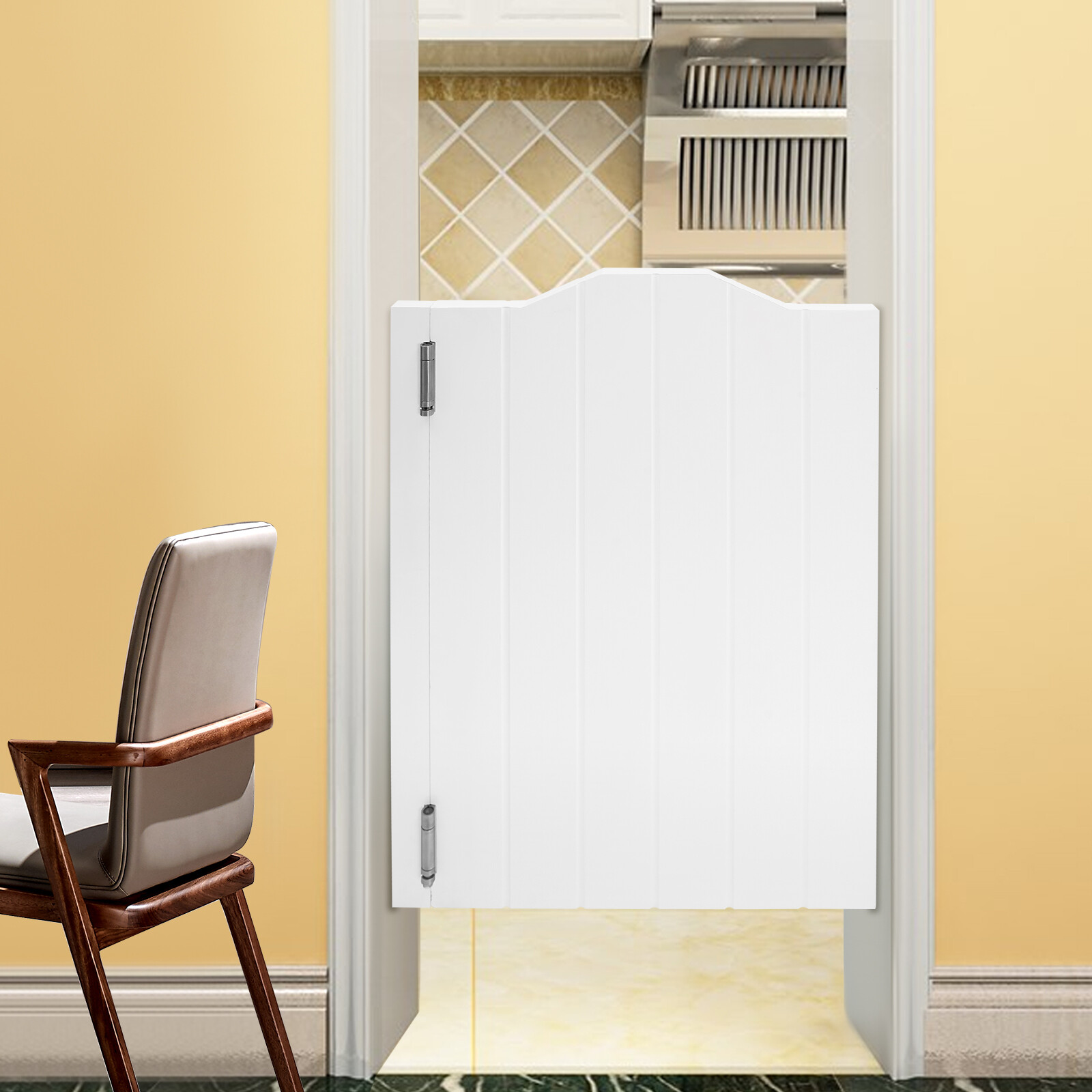 Cafe Doors Half Door for Hallway Counter Wood Partition Door Half-waist Doors