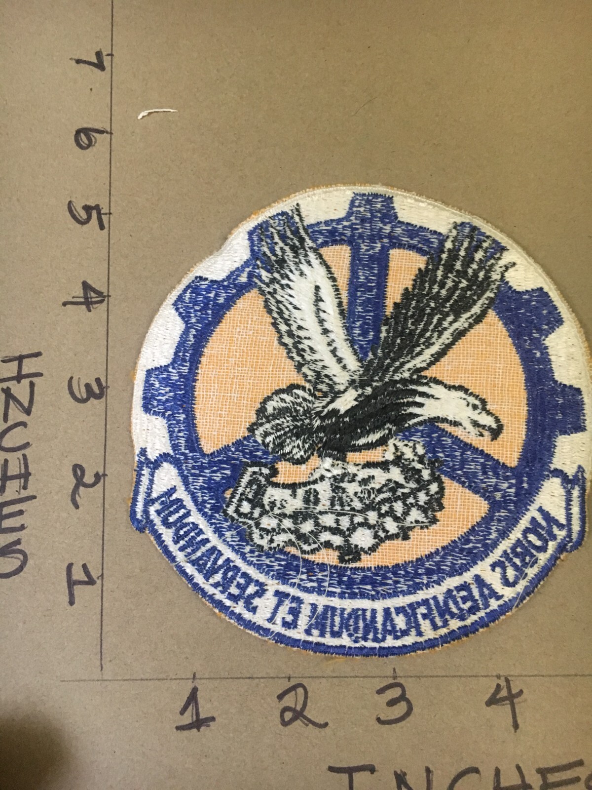 vintage USAF 1360th Installations Squadron patch 5/12/25