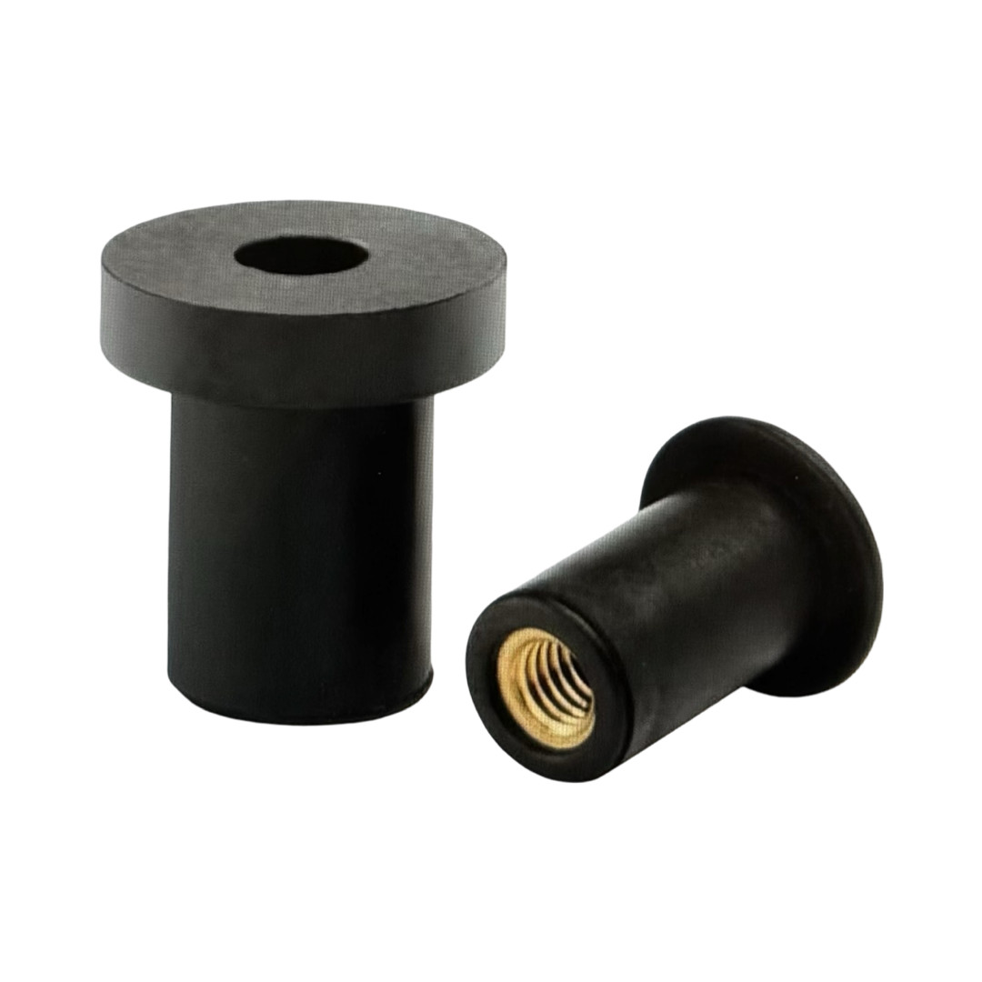 POP AVDEL Well Nut #10-32 Thread Size, 0.5 in Flange Dia. 25 Pack