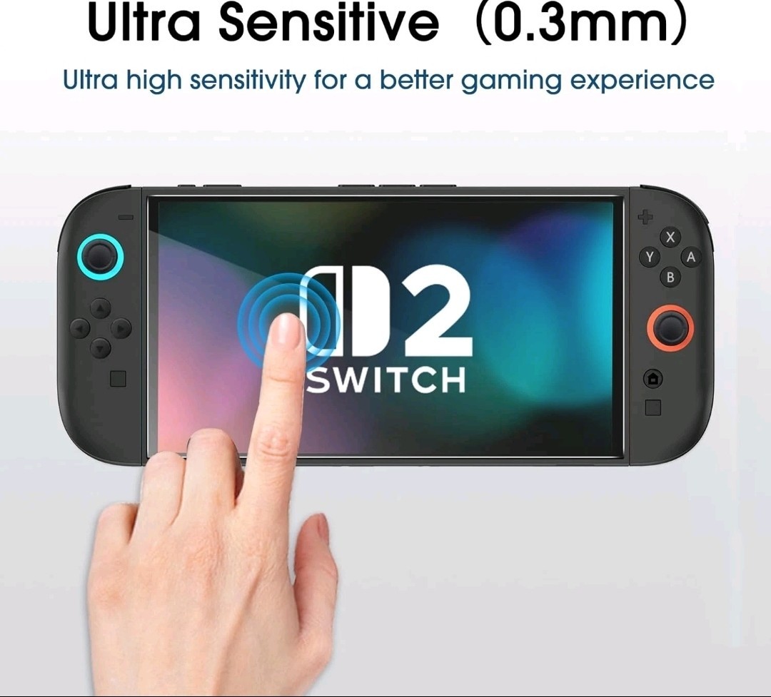 Auto-Alignment Onetouch for Nintendo Switch 2 Screen Protector 7.9'' 2025 Temp