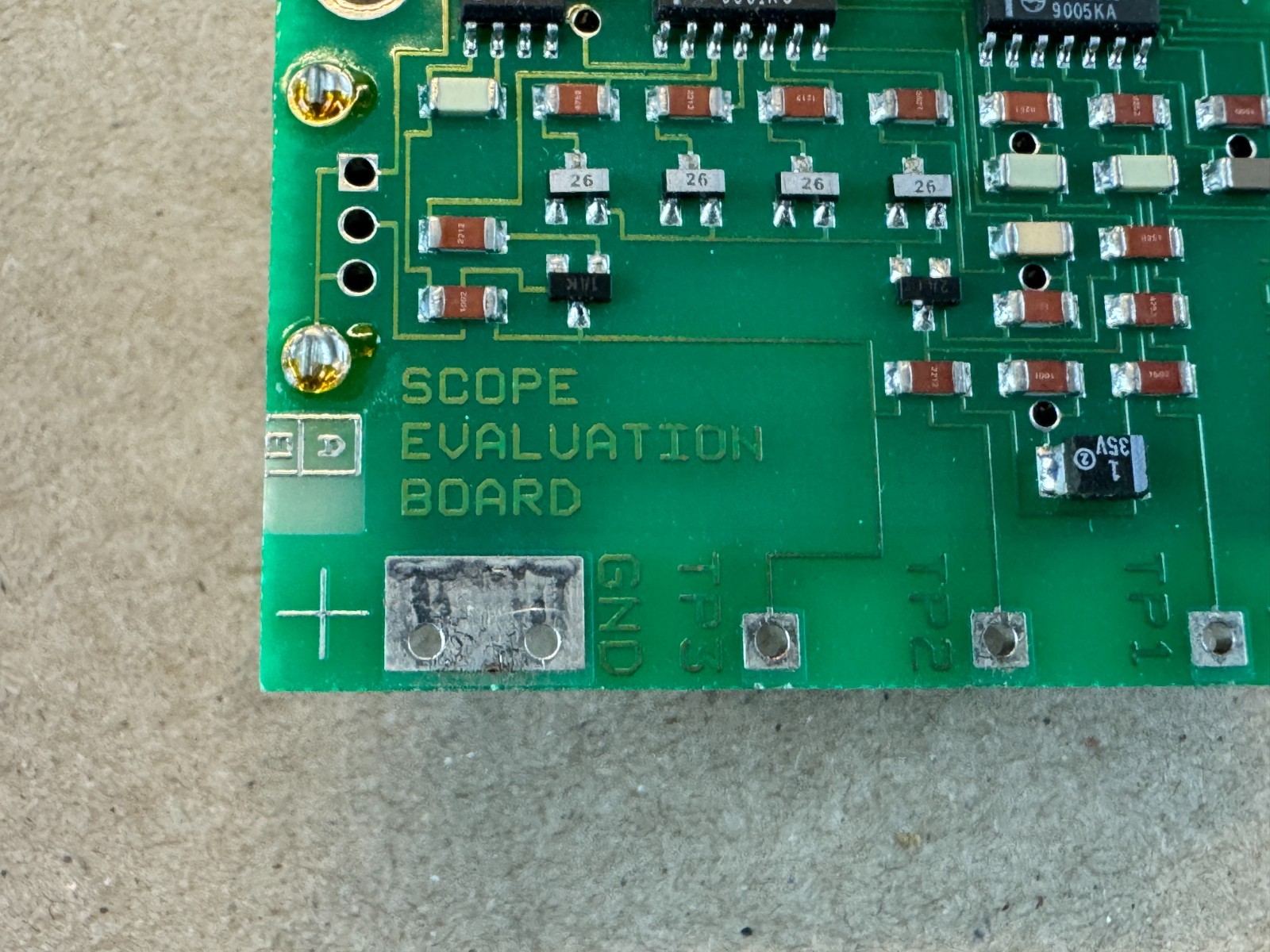 Tektronix Scope Evaluation Kit w/ Circuit Board & paperwork
