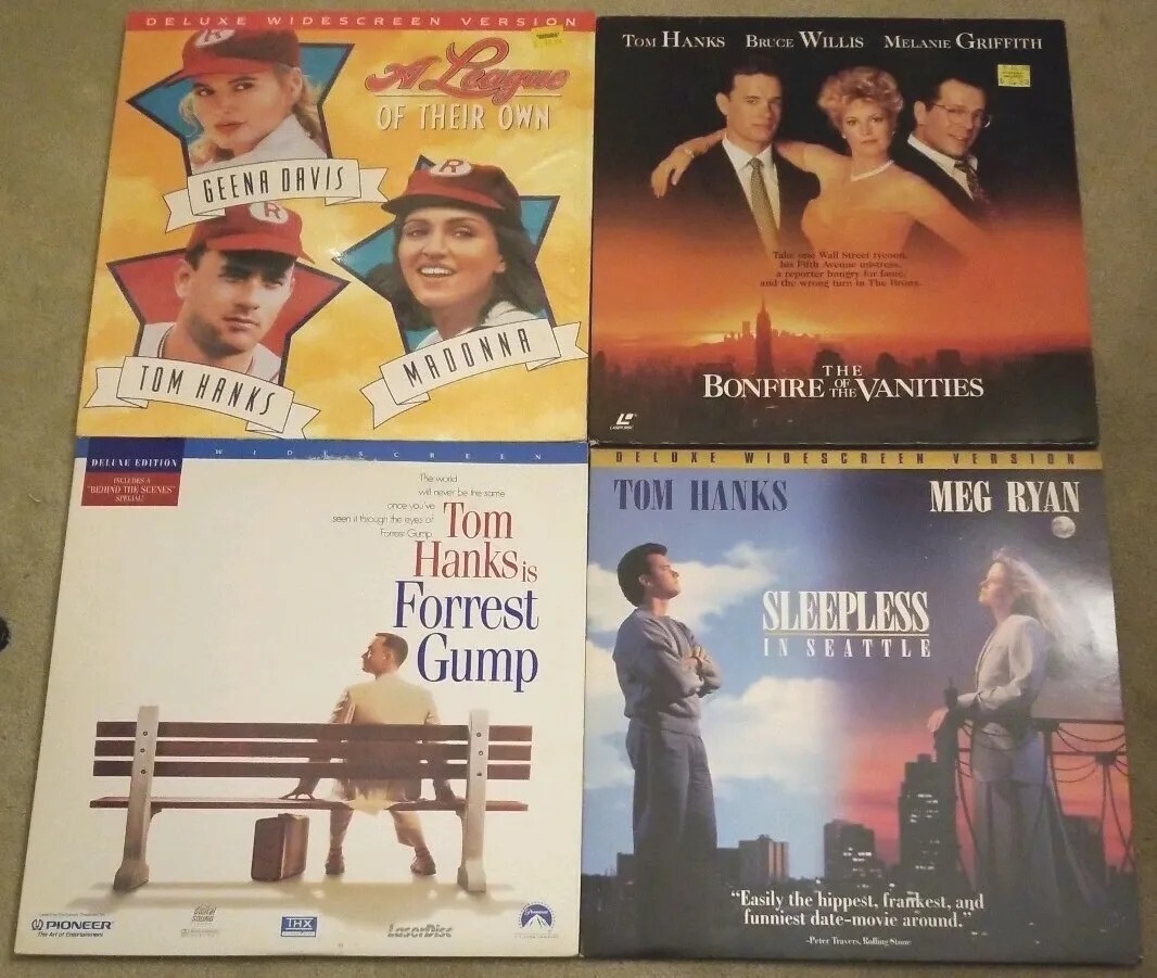 Forrest Gump, A League Of Their Own, Bonfire Of The Vanities &.. Laserdisc Lot