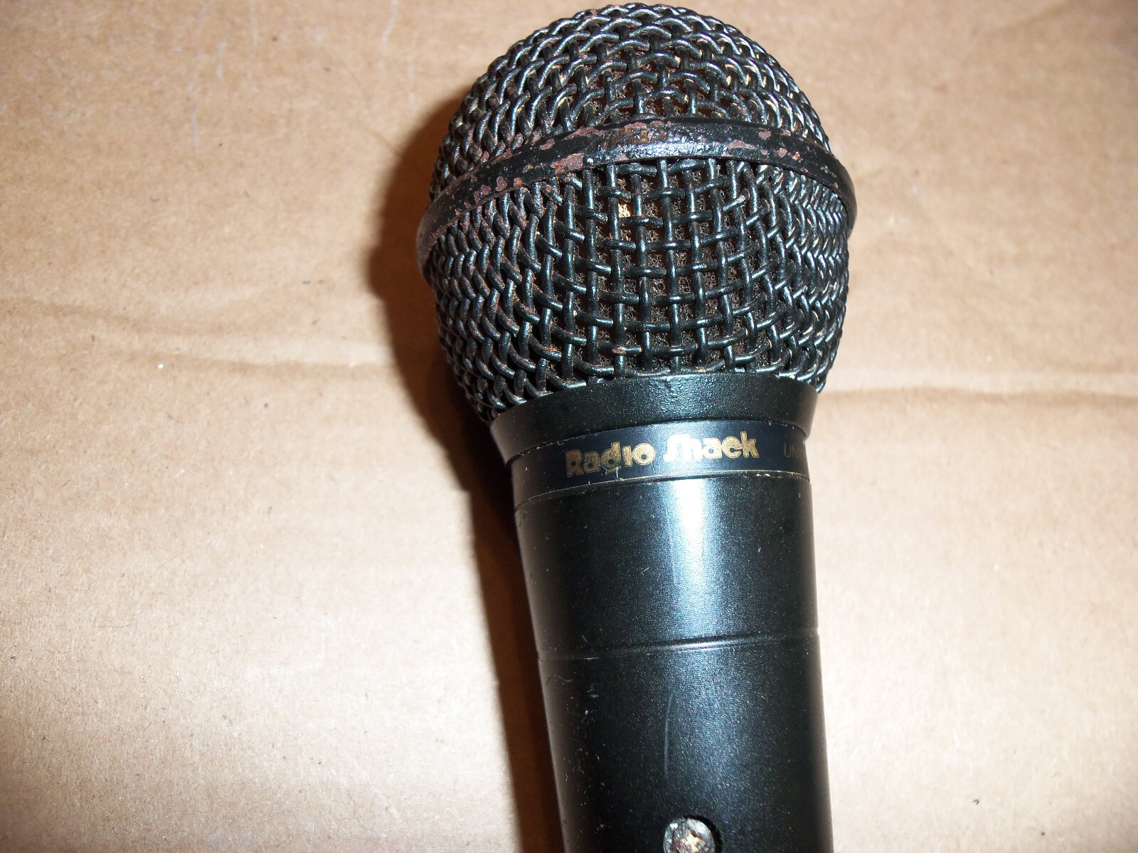 Unidirectional Dynamic Microphone Radio Shack 33-3004 Wired Analog Working