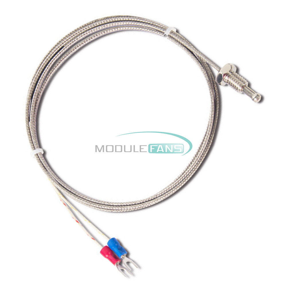 CG WRNT-02 M6 Screw K Type 2M 3M Thermocouple Wire Cable Temperature Sensor
