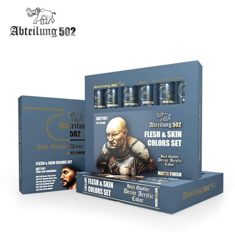 Abteilung502 FLESH & SKIN COLOR Set Acrylic Base #AK-ABT1161