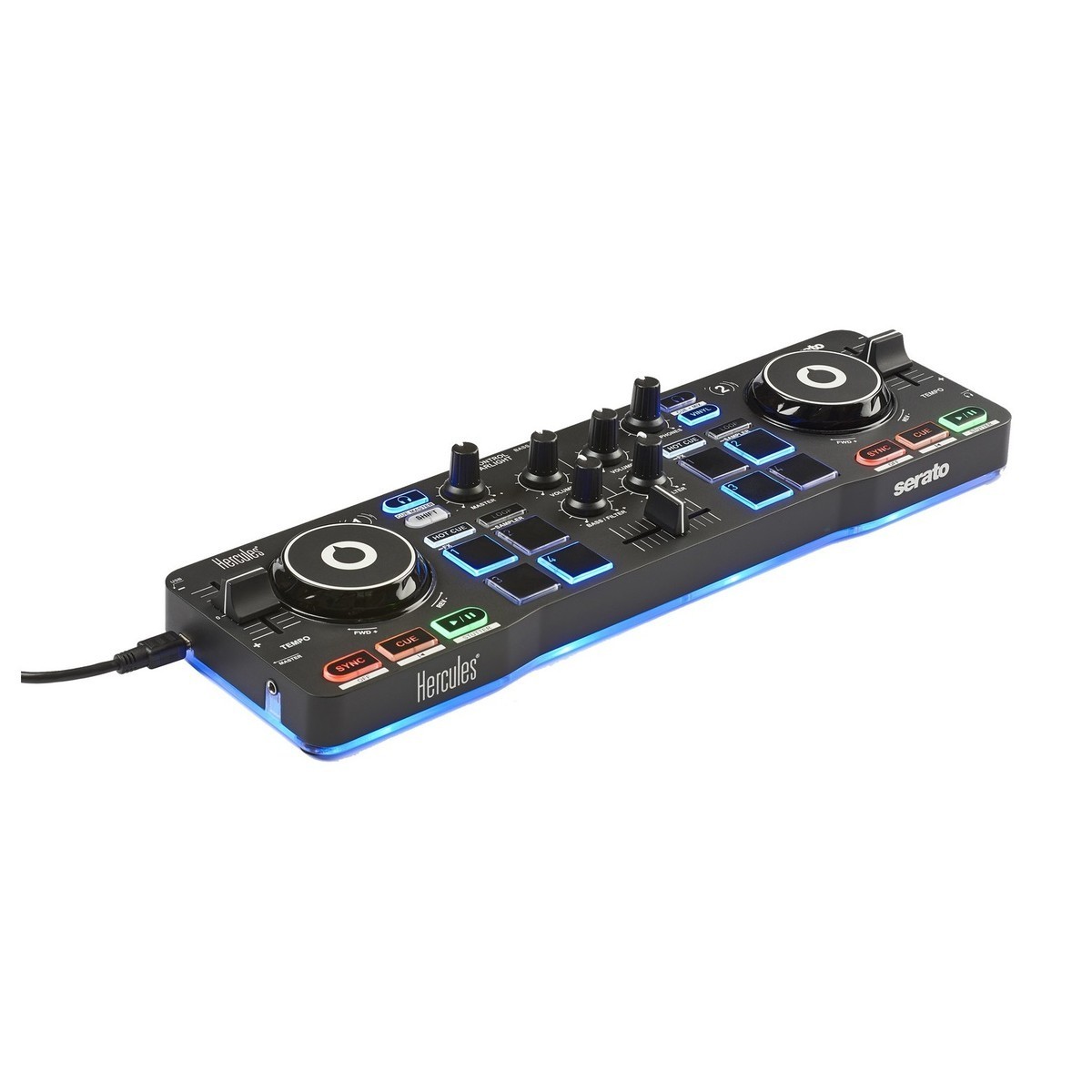 Hercules Starlight Compact DJ Controller for Serato DJ Lite & DJuced Software