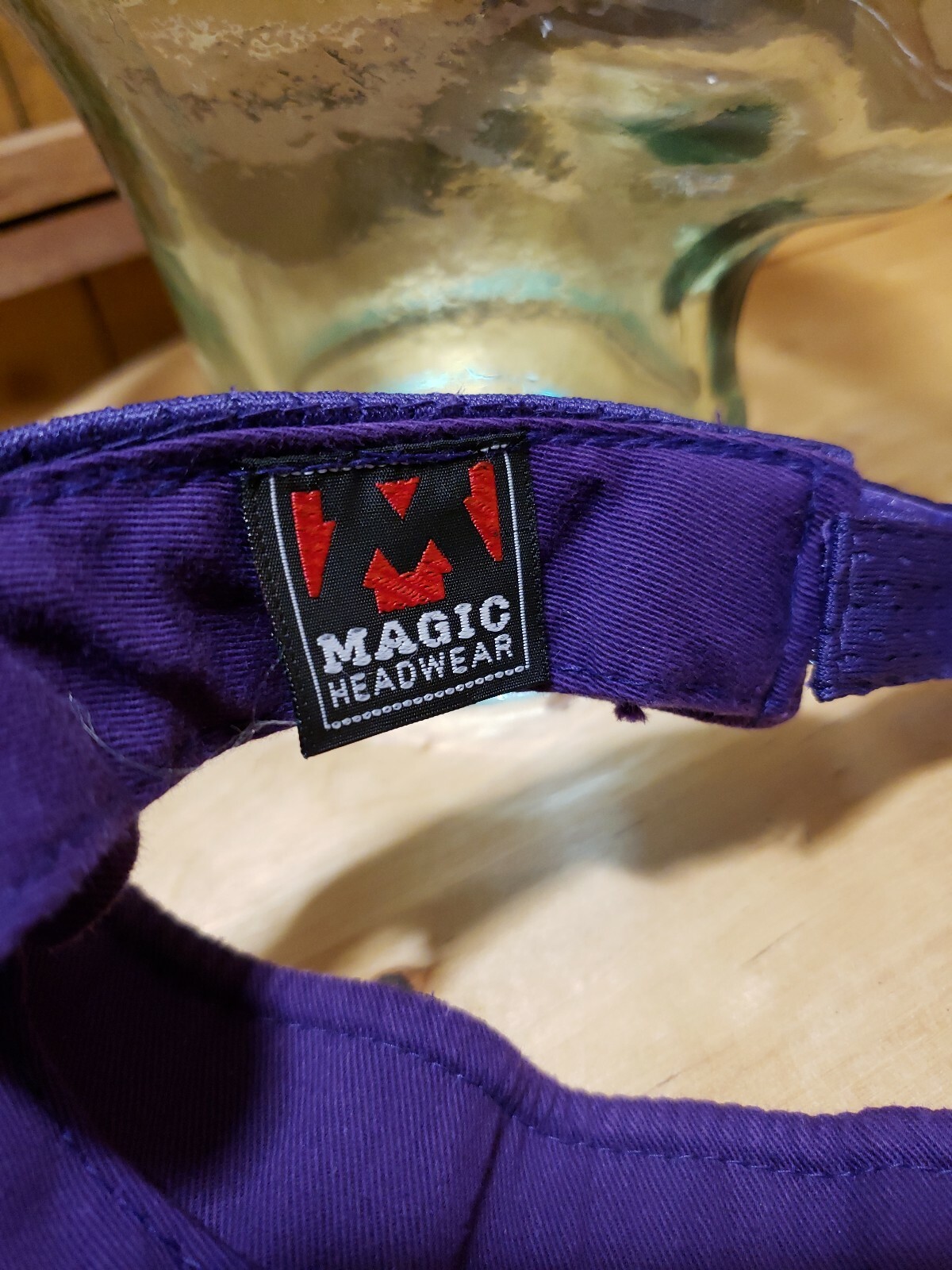 Outdoor Magic Headwear Solid Mesh Sun/Golf Visor Distressed Hook-n-loop Strap