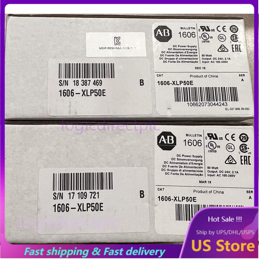 New In Box Allen-Bradley 1606-XLP50E POWER SUPPLY 1606XLP50E Fast Shipping