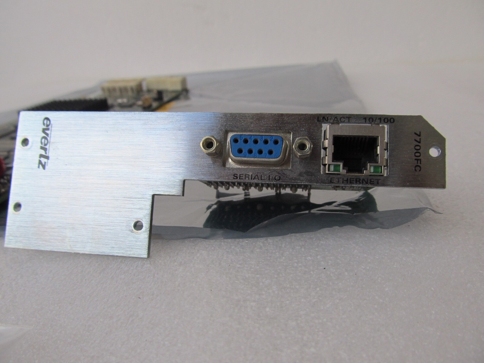 Evertz 7700FC Frame Controller + Backplane + Screws