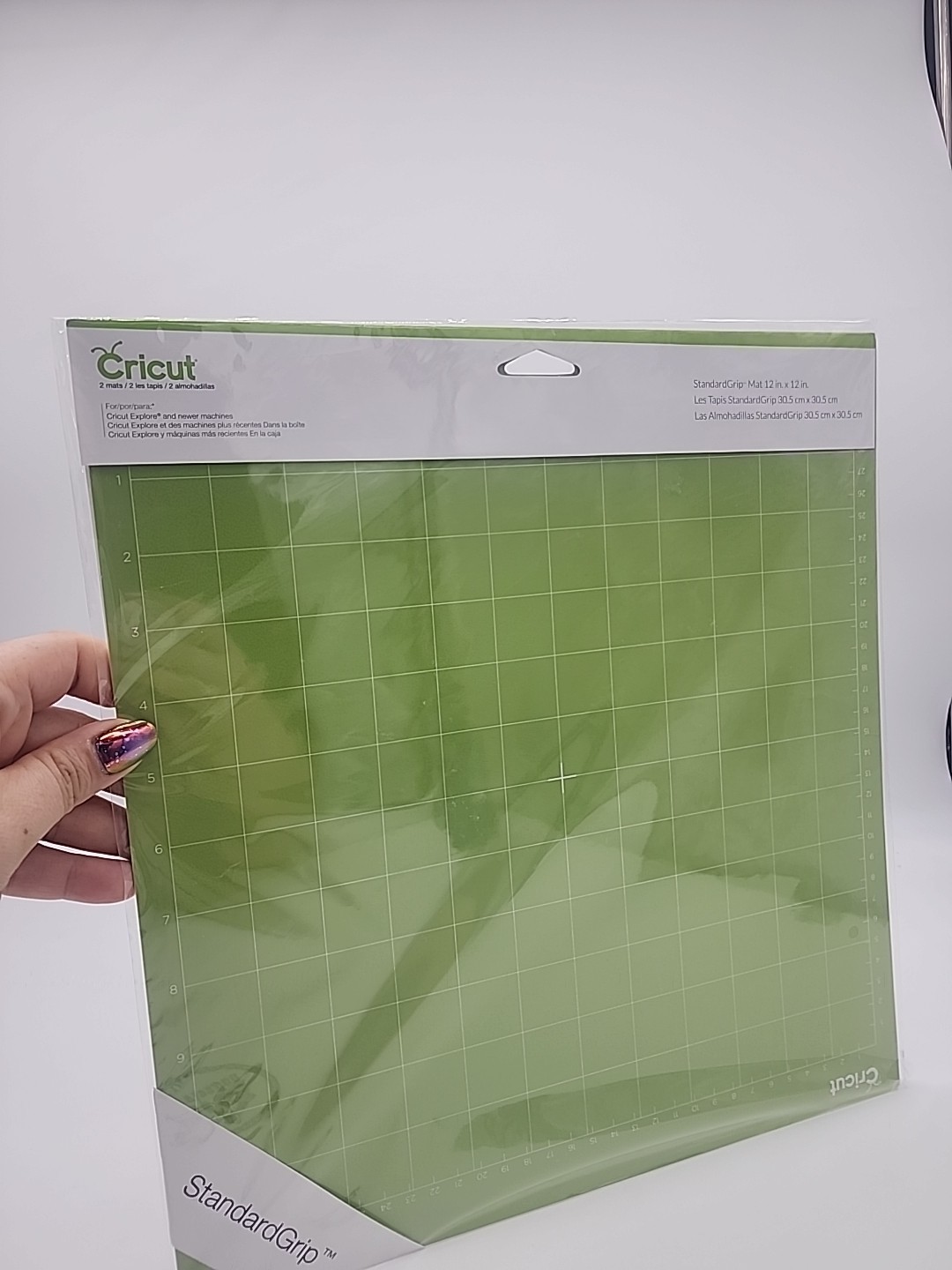 Cricut Standard Grip Mat, 12"x12", 2 Mats