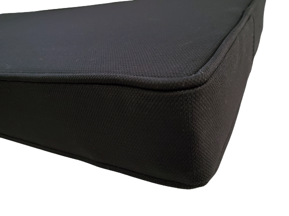 Ebony Black Piano Bench Cushion Pad - Choose Size & Thickness