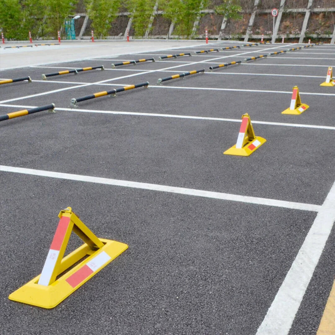 Folding Parking Space Lock Railing Private Ground Space Reservation