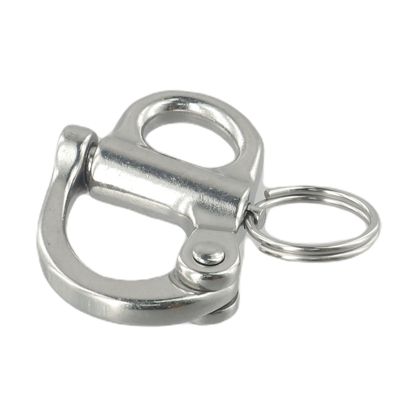 Parts Shackle Eye Fittings Hook Marine Quick Release Replacement Silver