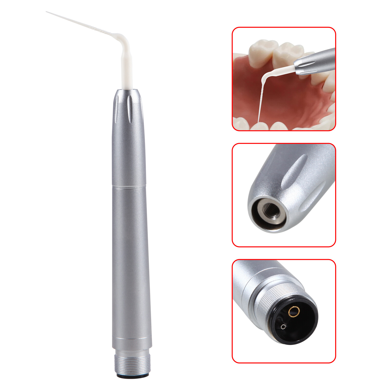 Dental Air Scaler Handpiece 5 Endo Irrigation Tips Compatible with KAV 2Hole DL