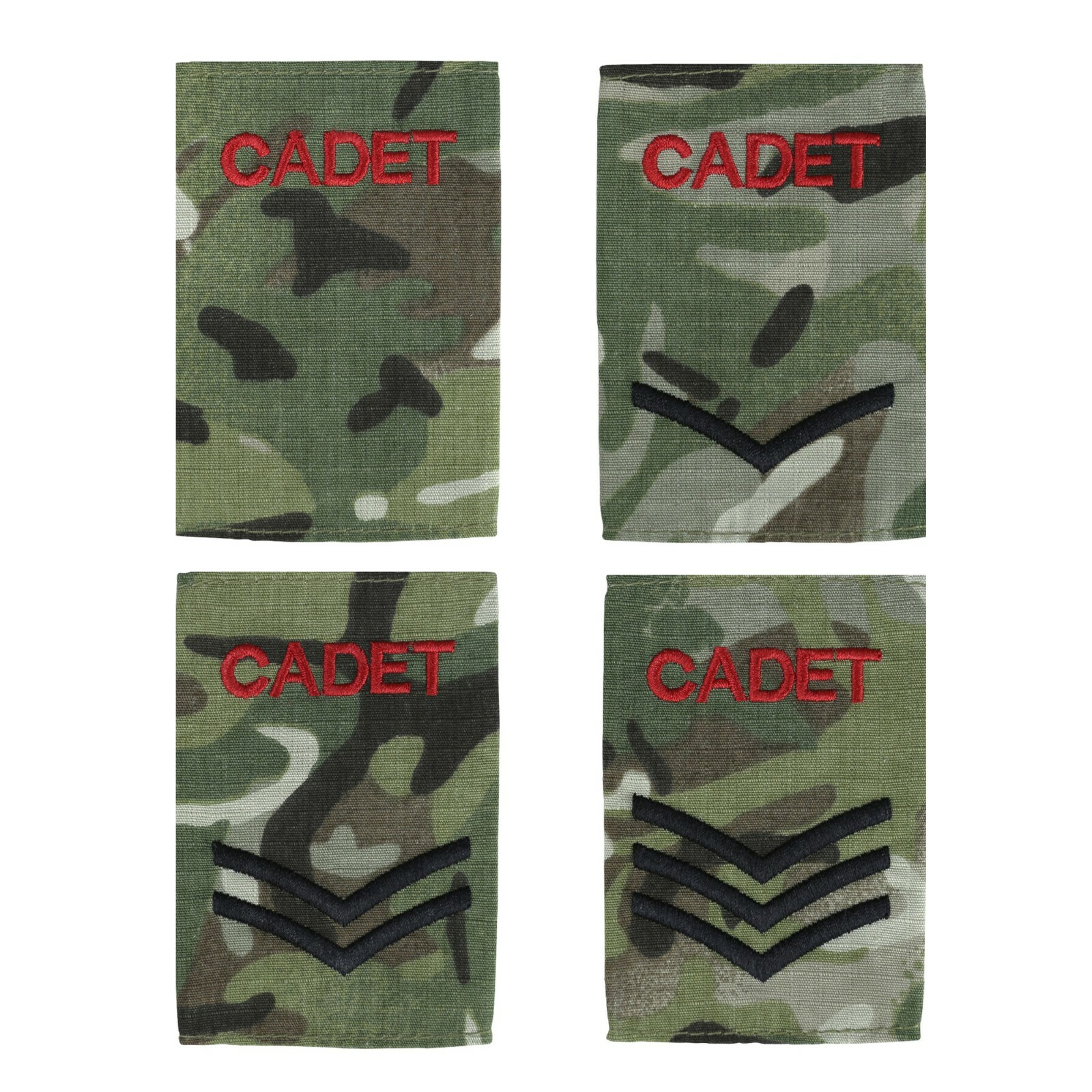 CADET RANK SLIDES BTP ACF CCF MTP MULTICAM ARMY MILITARY FORCE MULTI-TERRAIN