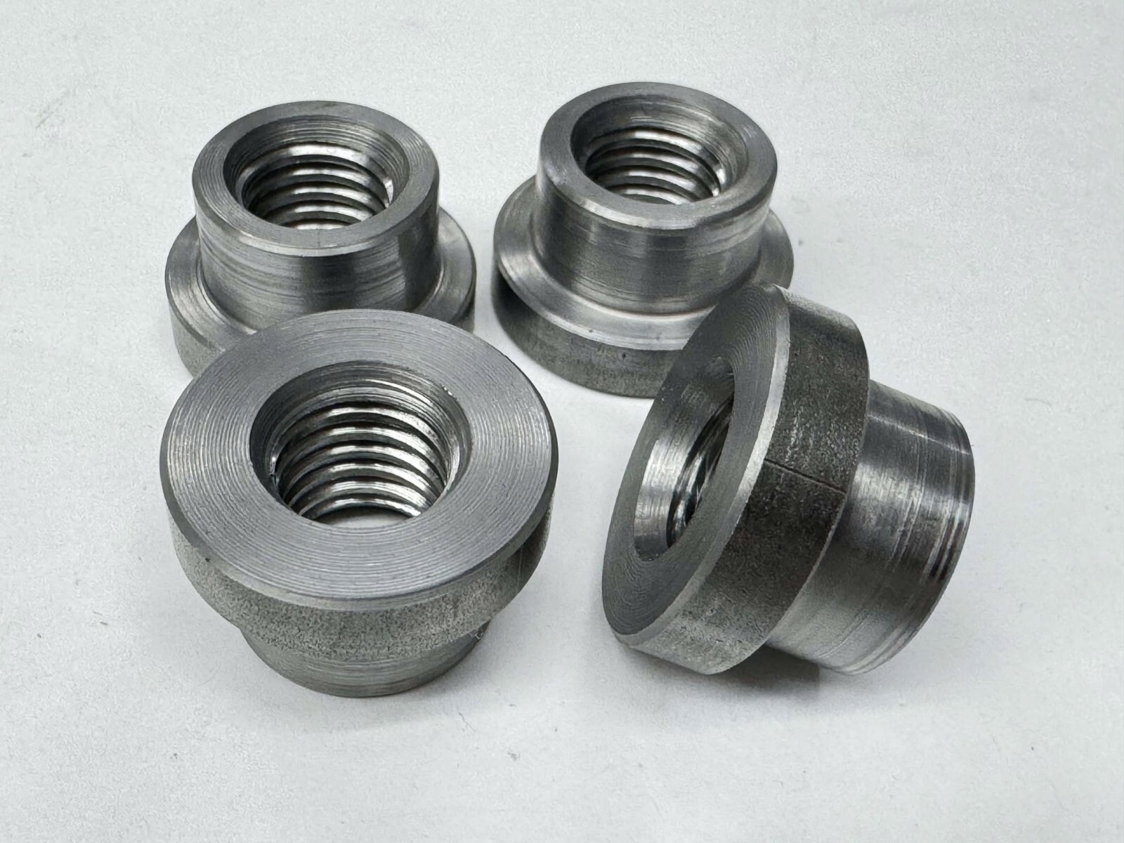 Weld on Nuts 3/8"-16 Thread Threaded Nut Steel Chassis Mount Tab Pack of 4