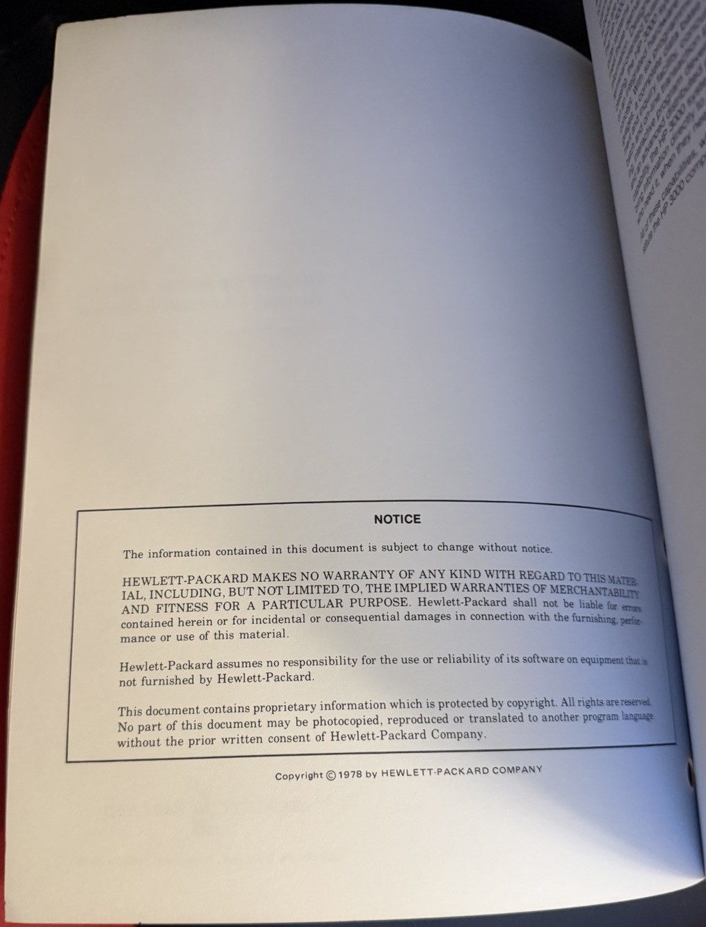 Vintage 1978 HP 3000 Computer Systems General Information Manual VERY RARE !!