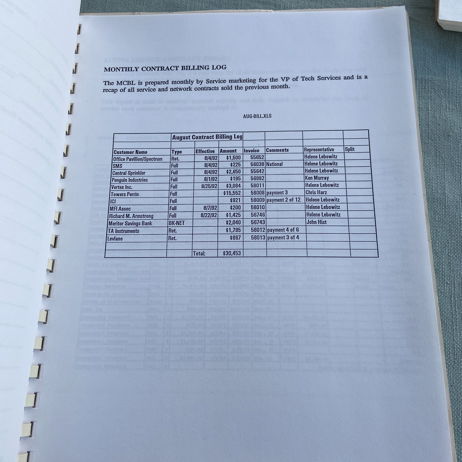 Vintage MicroAge Computer Solutions Technical Services Operations Manual Paper E