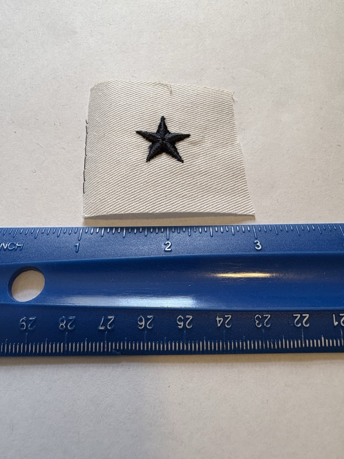 US Navy USN Line Officer White Cotton Sleeve Rating Insignia Patch INV12806