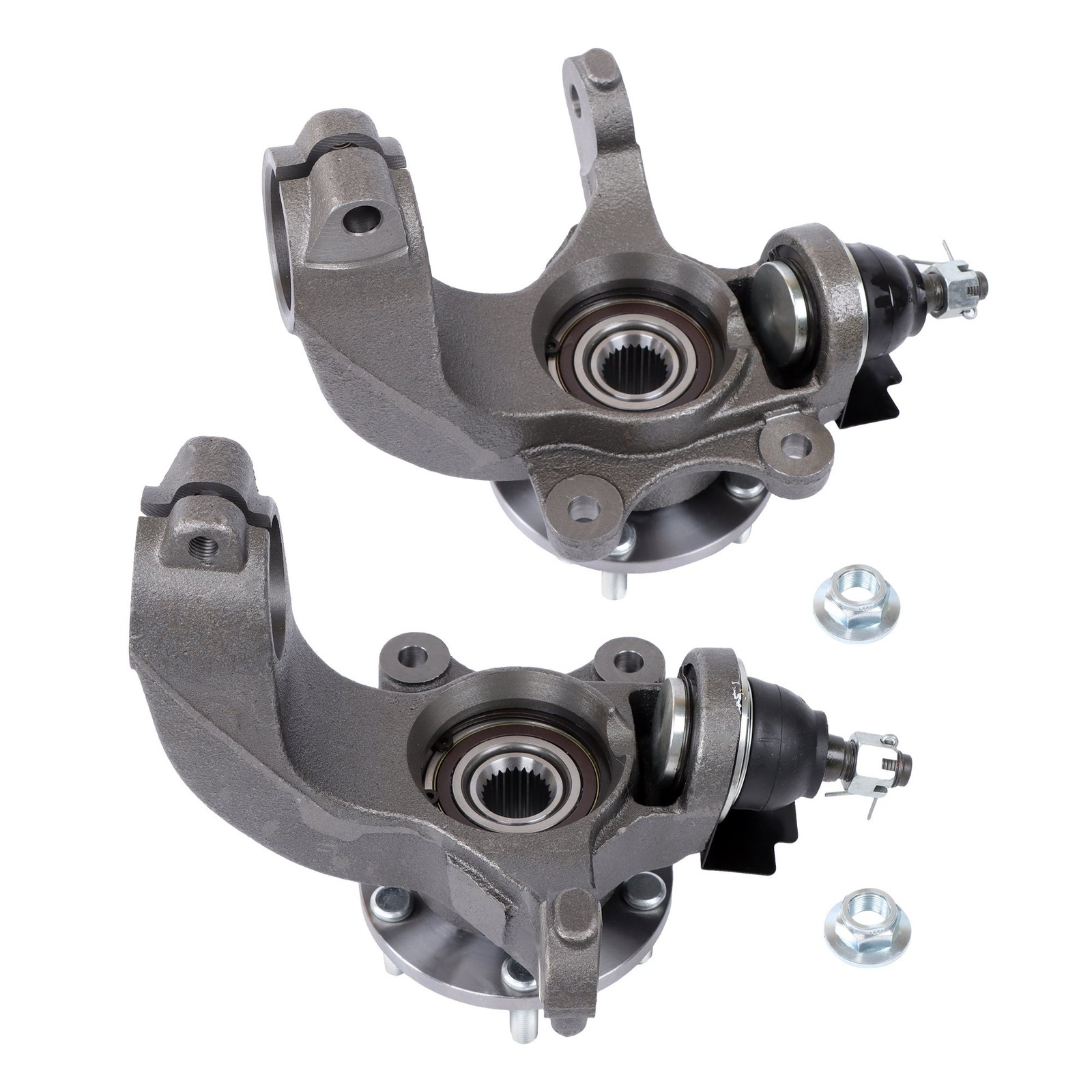 Front Steering Knuckles Wheel Hub Bearings For Ford Transit Connect 2010-2013