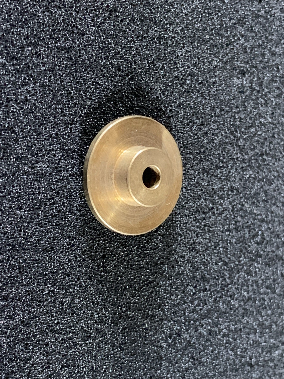 80’s Solid Brass Electric Bass or Guitar String Retaining Tree Vintage Part