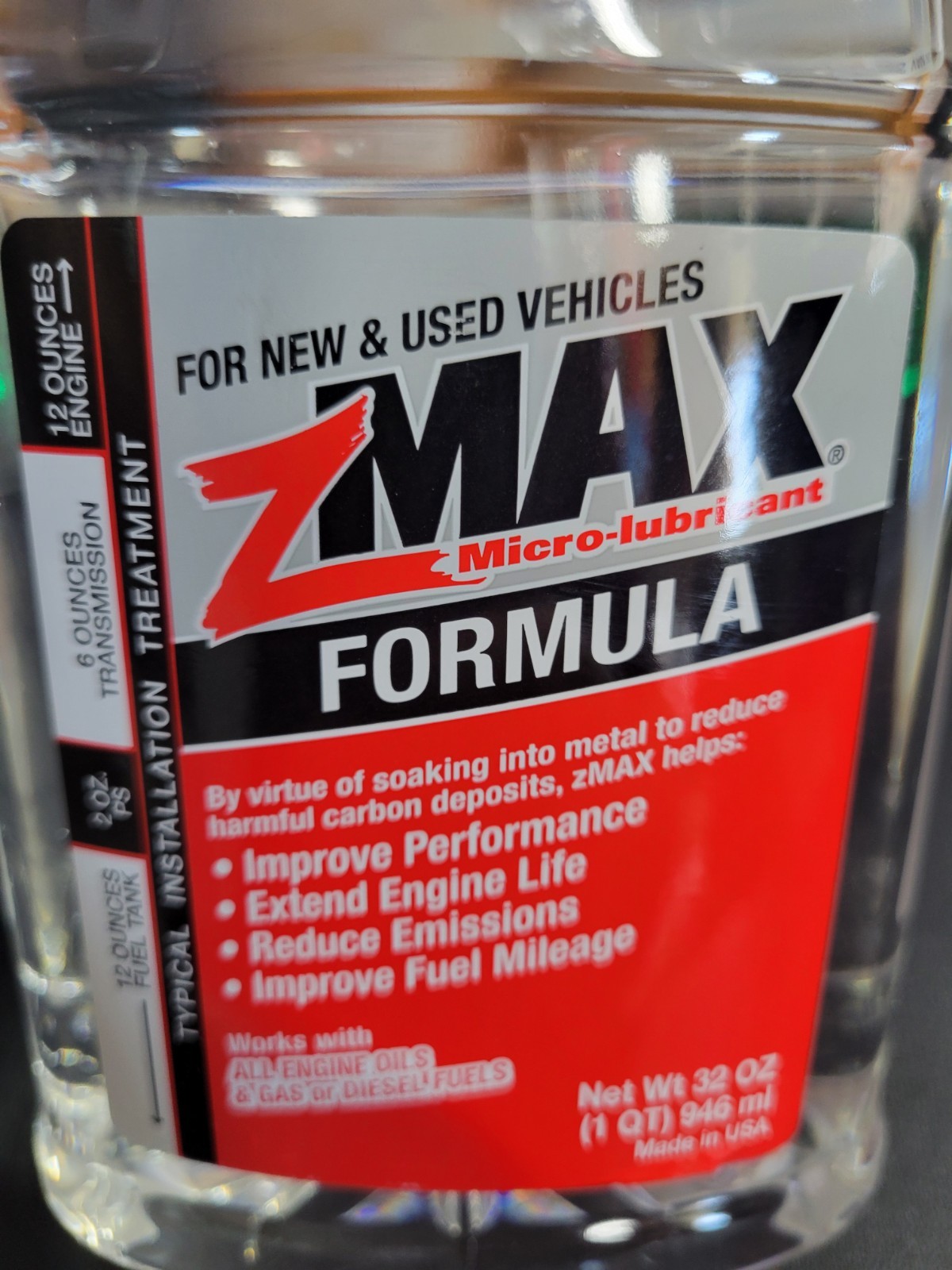 zMAX 58-032 -Multi-Purpose Formula Treatment - Engine, Fuel, Transmission 2 pack