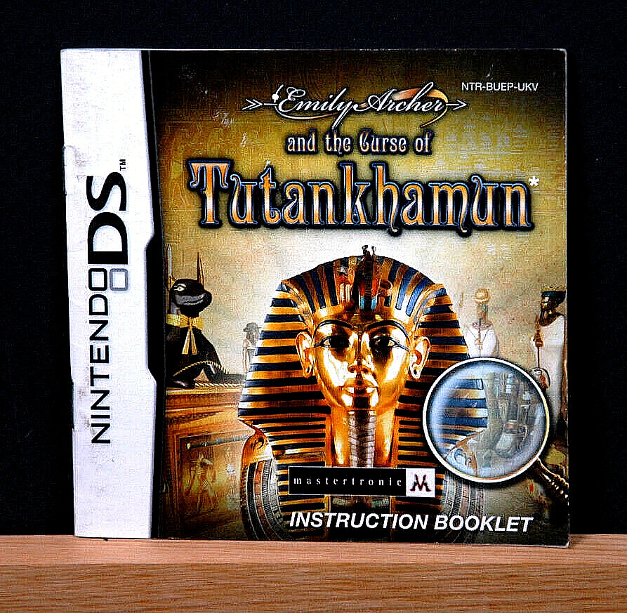 TUTANKHAMUN  Manual Only (Nintendo DS) NO GAME  Authentic