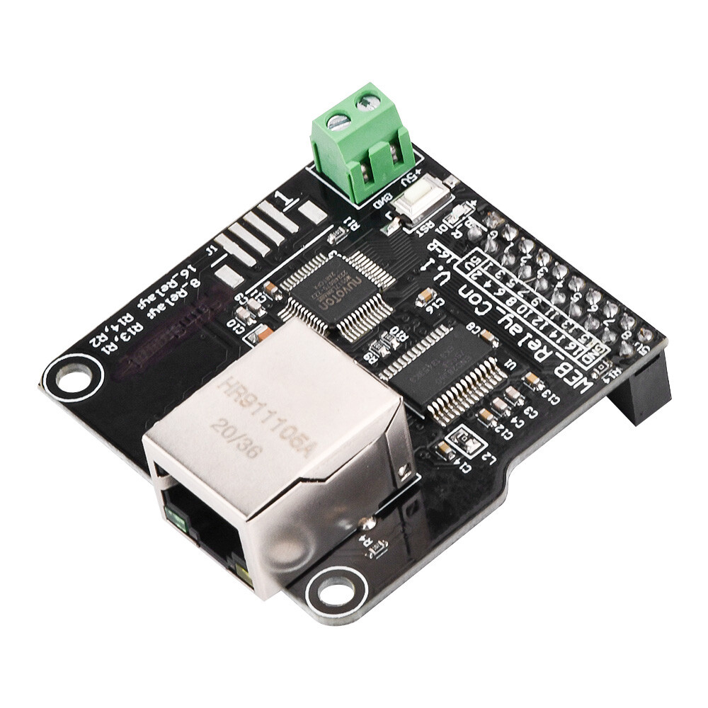 16 Ch Ethernet WAN Control LAN Web Server Relay Ethernet RJ45 Network Module