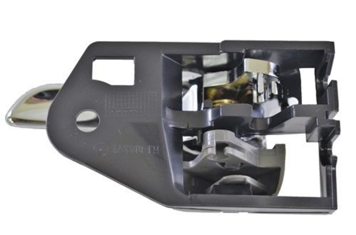 fits 2004 to 2008 Solara Coupe Interior Door Handle Front Right Chrome Gray