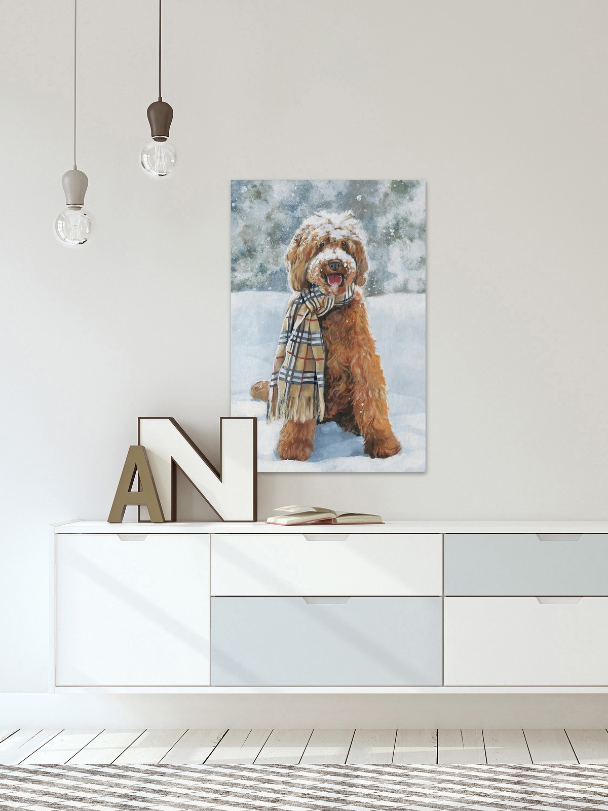 Marmont Hill Winter Ready Painting Print on Wrapped Canvas 8X12