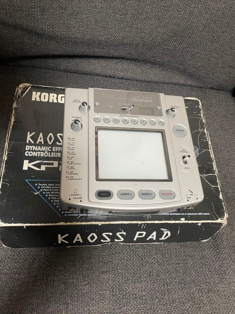 KORG KP-2 KAOSS PAD Dynamic Effect Controler DJ Sampler used from japan