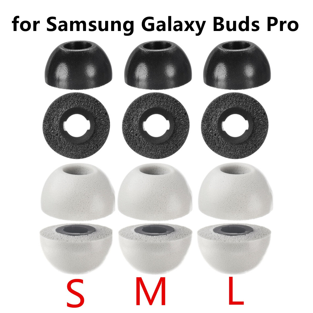 6* Memory Foam Eartips Soft Cushion For Samsung Galaxy Buds Pro 2Colors