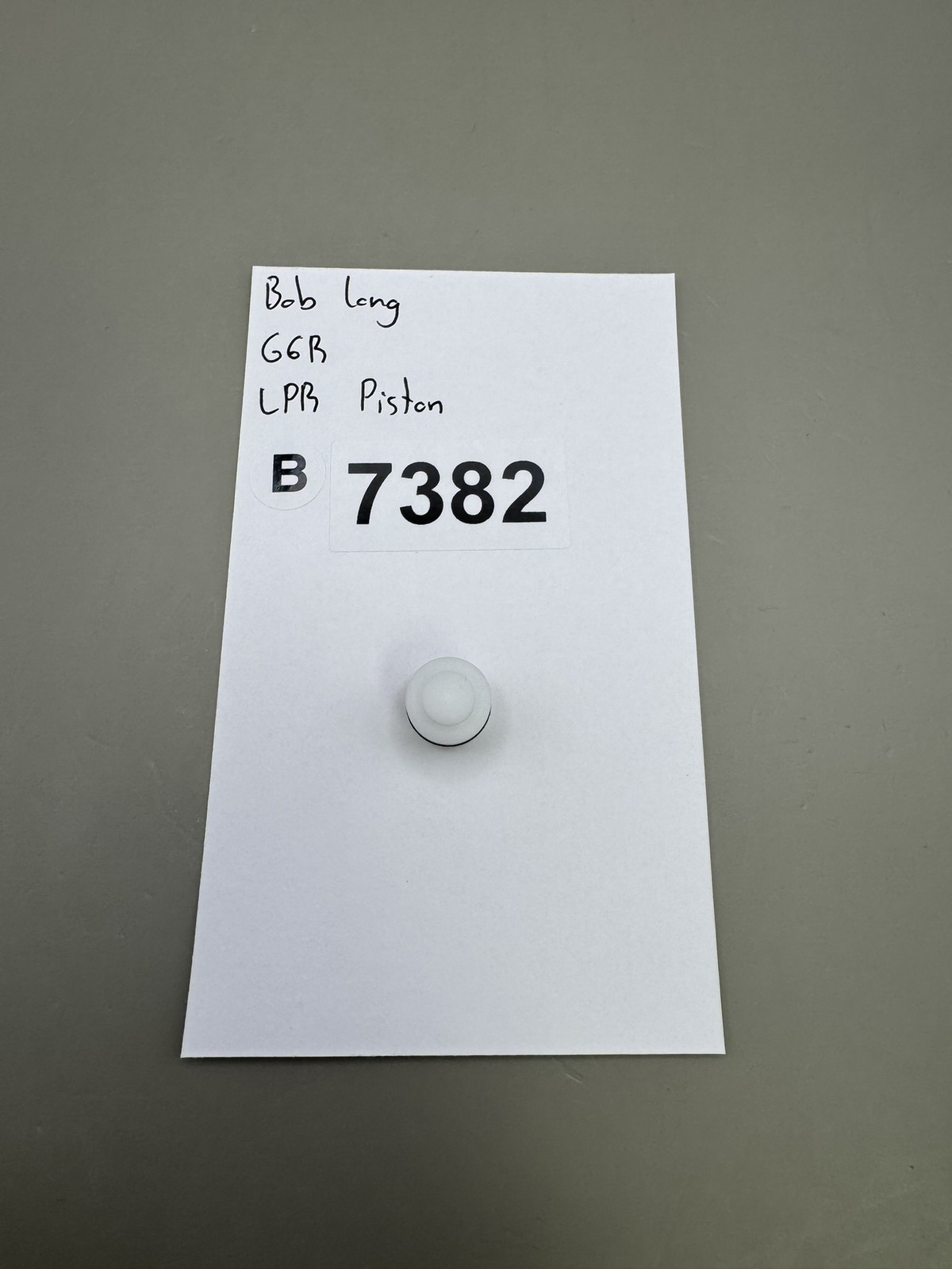 Bob Long G6R LPR Piston White