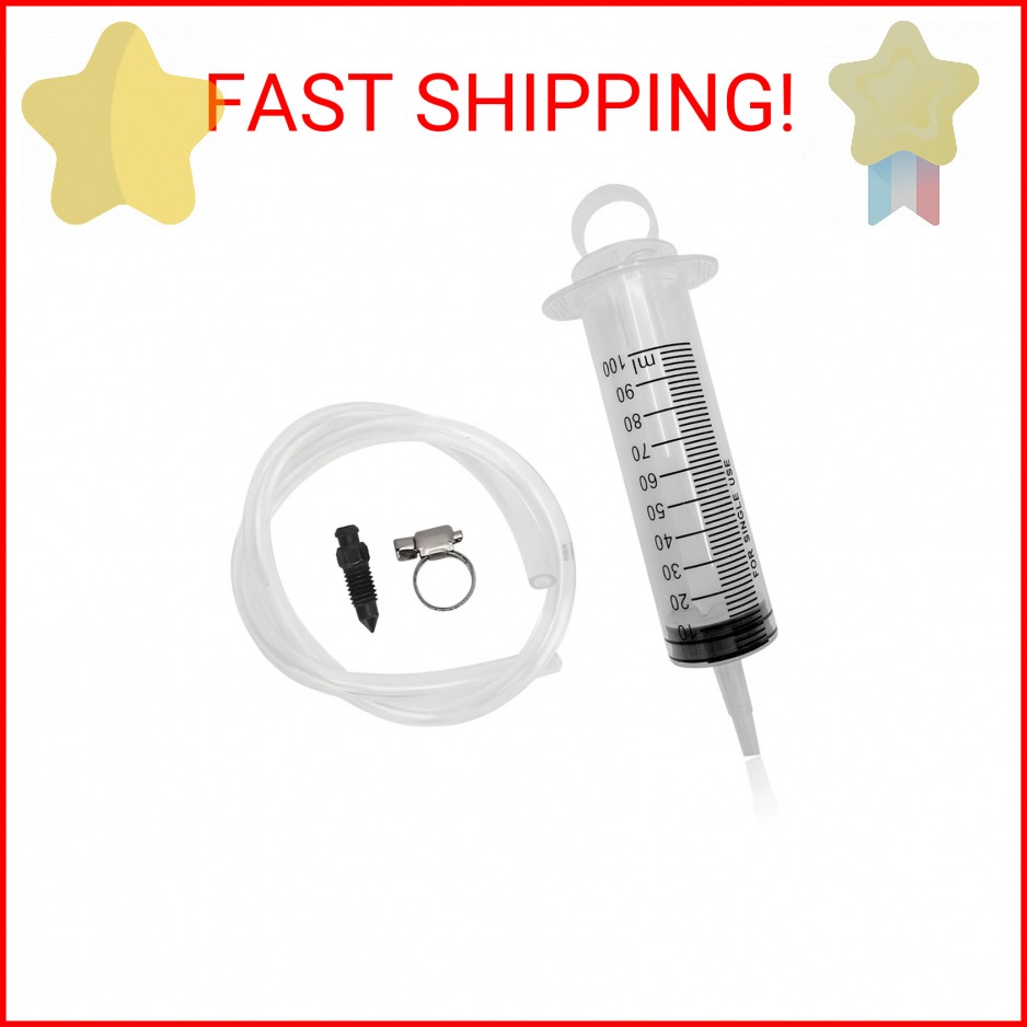 povtii Hydraulic Disc Brake Bleeding Tool, 100ML Syringe Hydraulic Disc Clutch B